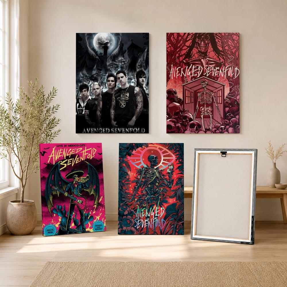 Rock Band A-avenged Sevenfold  - Canvas Wrap Ready review and price