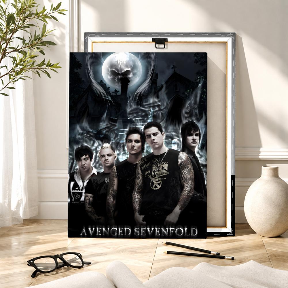 Rock Band A-avenged Sevenfold  - Canvas Wrap Ready review and price