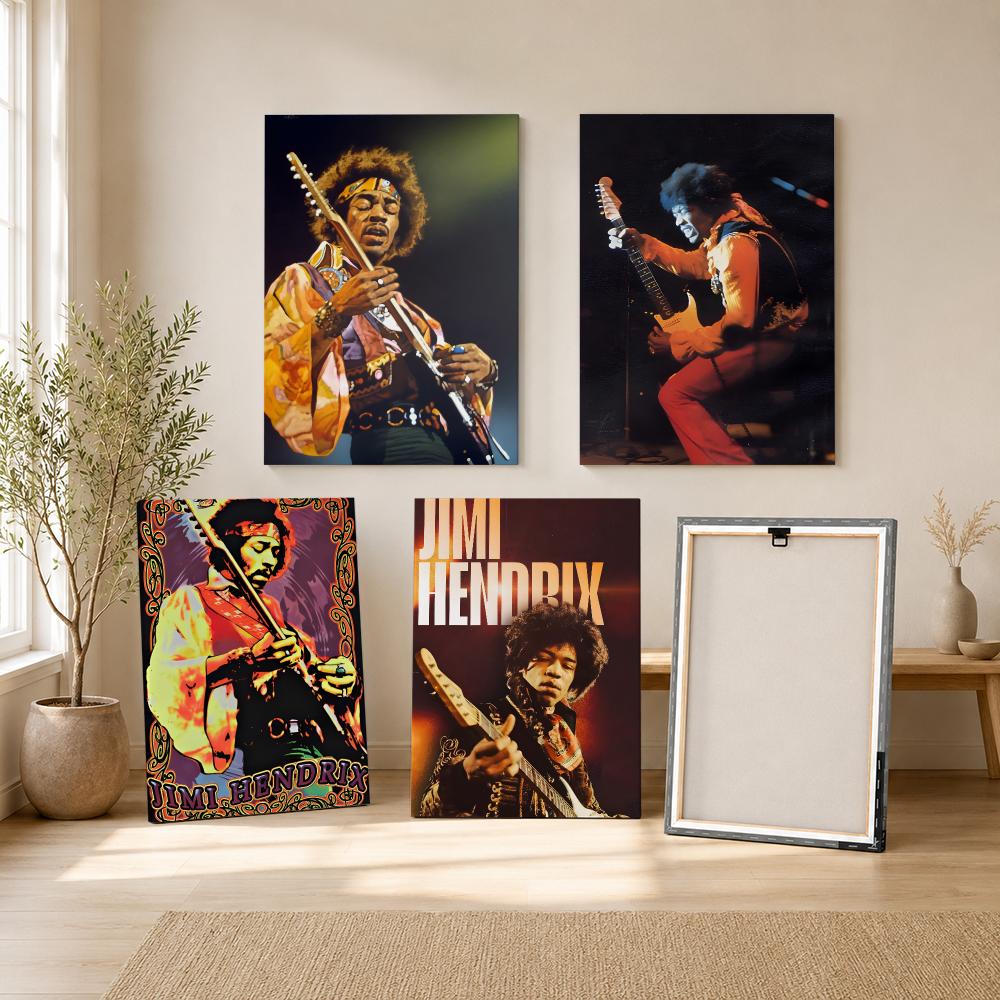 J-Jimi Hendrix Kraft Papper Pa - Canvas Wrap Ready review and price