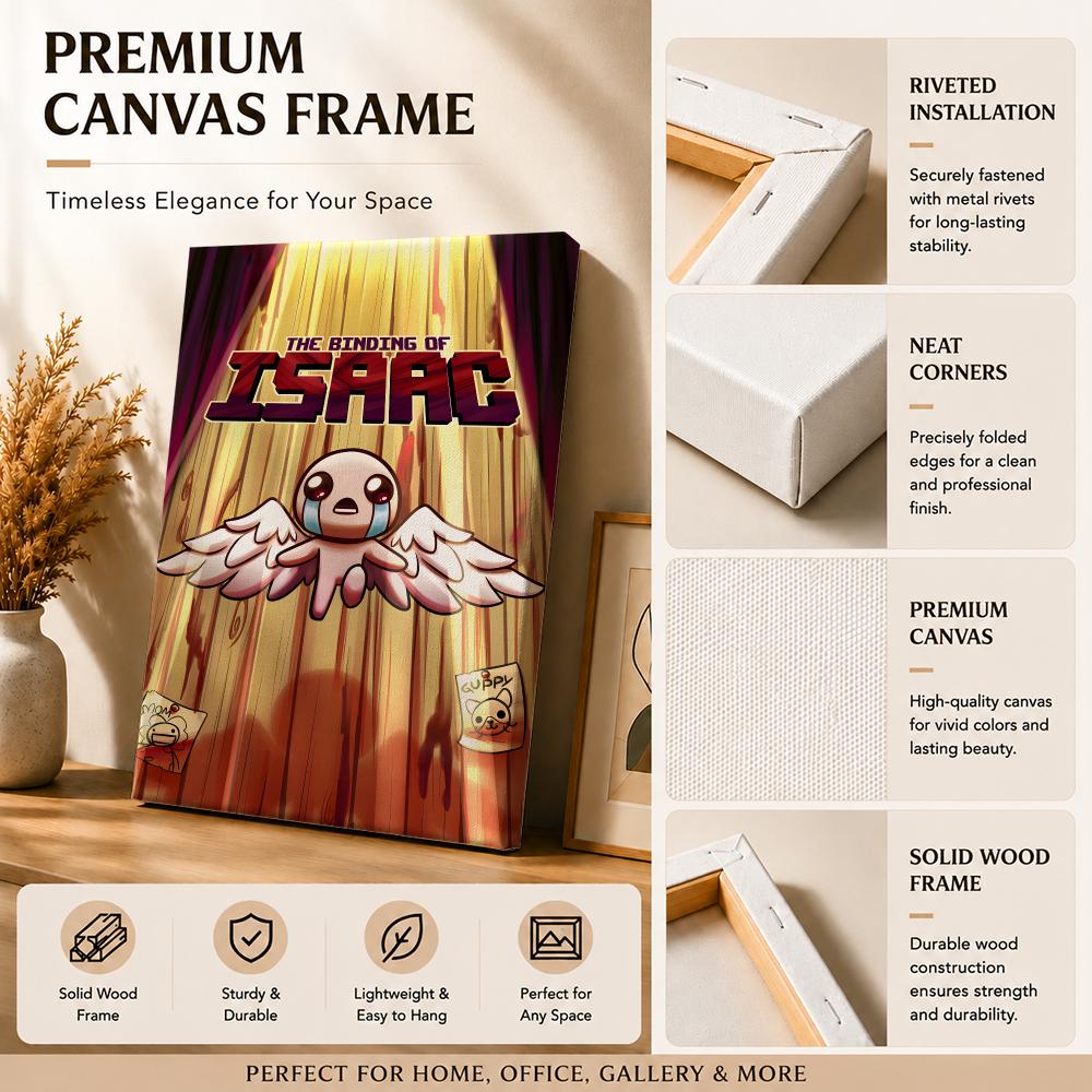Game The B-Binding Of Isaac Pa - Canvas Wrap Ready review and price