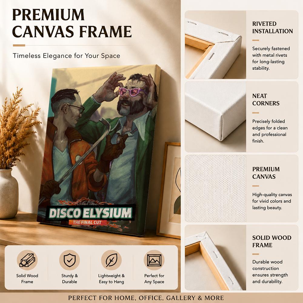 D-Disco Elysium Hot Video Game - Canvas Wrap Ready review and price