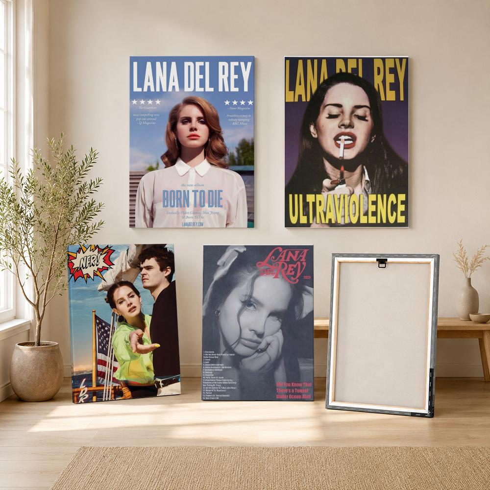 Famous Singer L-Lana Del Rey P - Canvas Wrap Ready review and price