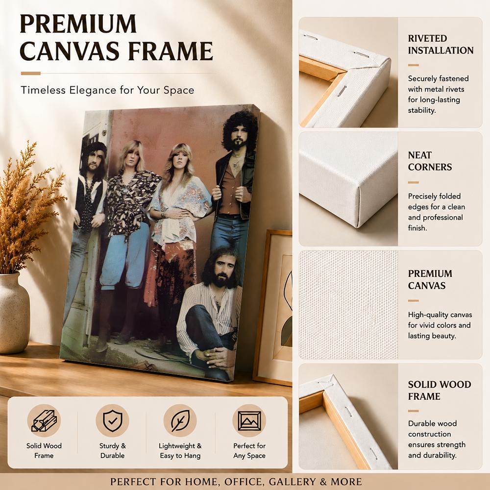 Rock Band F-Fleetwood Mac Pain - Canvas Wrap Ready review and price
